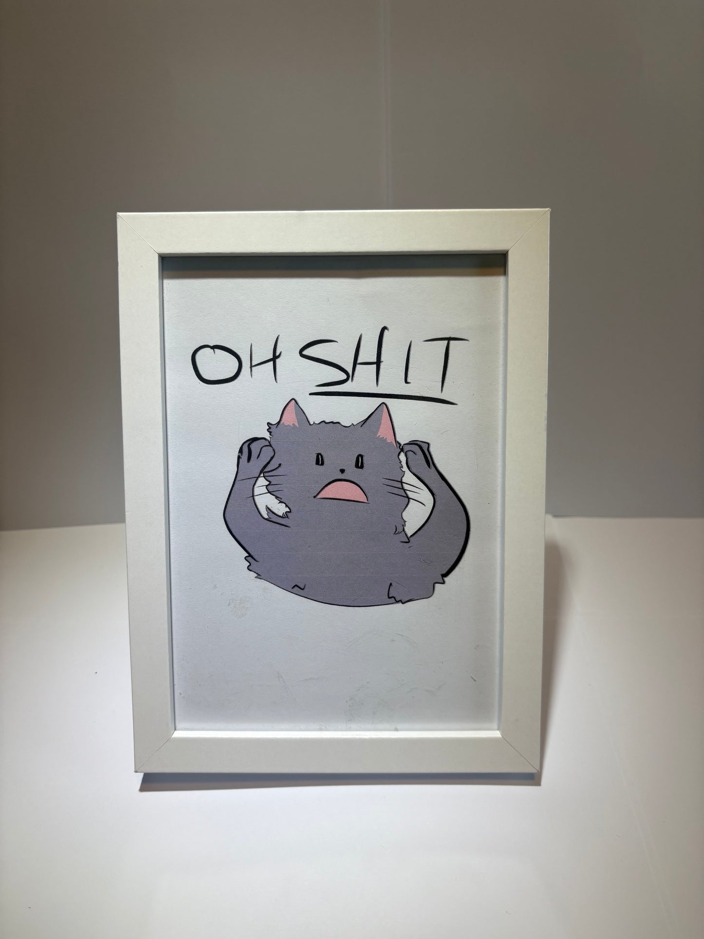 OH SHIT cat